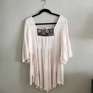 Bohemian style tunic shirt.